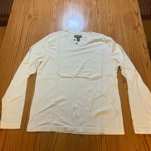 Kenneth Cole Reaction White Long Sleeve Tee